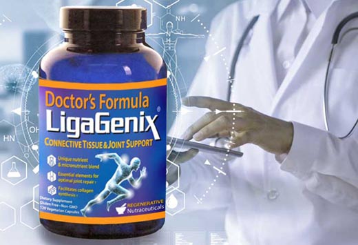 Doctor's Formula LigaGenix nutritional supplements for enhancing prolotherapy treatments - 120 Capsule Bottle